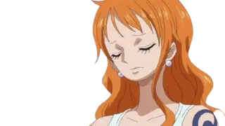 👑 Nami One Piece Anime, Dessin animé, Nami, One Piece, Pirate whatsapp sticker