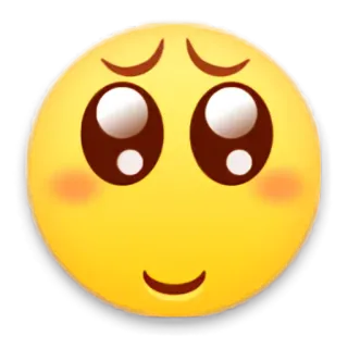 😉 Emoji, Uśmiech, Słodkie, Nieśmiały, Rumienić się telegram sticker
