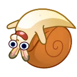 🥵 蜗牛, 猫, 混血, 可爱, 动物 telegram sticker