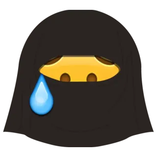 😥 emoji, chorando, triste, rosto telegram sticker