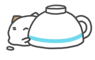 Foam Cat & Capoo @Nekosticker telegram stickers