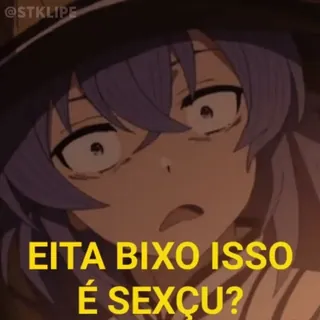 😡 EITA BIXO ISSO É SEXÇU? Anime, Cartoni animati telegram sticker