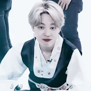🌱 Jimin JJ Kpop, BTS, Idolo, Celebrità, Moda whatsapp sticker