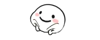 ✨ Blob, Carino, Sorriso, Kawaii, Illustrazione whatsapp sticker