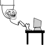 🏋‍♂ Trollface, Meme, Meme Internet, Troll telegram sticker