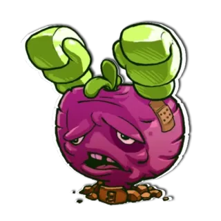 😖 บีทรูท, ผัก, มวย, นวม, นักสู้, การ์ตูน telegram sticker