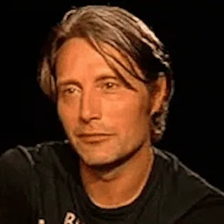 😆 Mads Mikkelsen aktor, celebryta, mężczyzna, portret telegram sticker