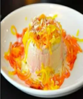 🍧 Essen, Dessert, Panna Cotta, italienisches Dessert, süß, Teller telegram sticker
