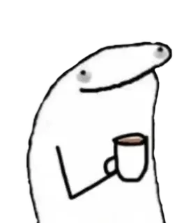 ☕️ meme, coffee, cartoon, sticker, humor telegram sticker