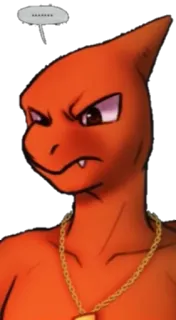 ☹️ AAAAAAAA charmeleon, angry, pokemon, anime telegram sticker