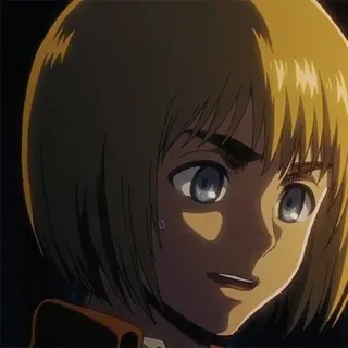 ❤️ Armin Arlert Attack on Titan Anime, Manga, Personaje, Animación, Ataque a los Titanes telegram sticker