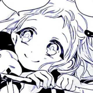 🫐 Anime, Manga, Personaggio, Disegno, Illustrazione, Cartone animato, Ritratto telegram sticker