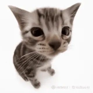🍑 chaton, chat, mignon, animal, animal de compagnie, félin whatsapp sticker