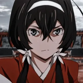 😠 Yosano Akiko Bungou Stray Dogs Anime, Weiblich, Charakter, Yosano Akiko, Bungou Stray Dogs telegram sticker