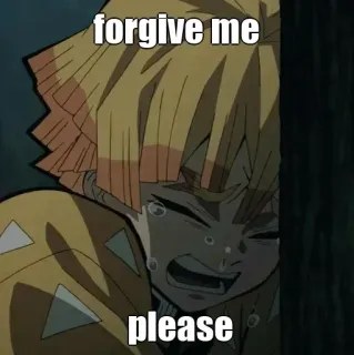 🙂 forgive me
please Anime, Sedih, Memaafkan, Maaf, Emosional, Menangis telegram sticker