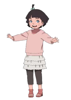 🙋 Himawari Uzumaki Boruto Anime, Cartoon, Mädchen, Kind, Himawari Uzumaki, Boruto, Charakter telegram sticker