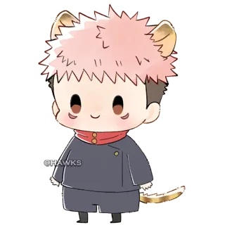 🙂 @HAWKS Anime, Chibi, Cartoon, Niedlich, Charakter, Digitale Kunst telegram sticker