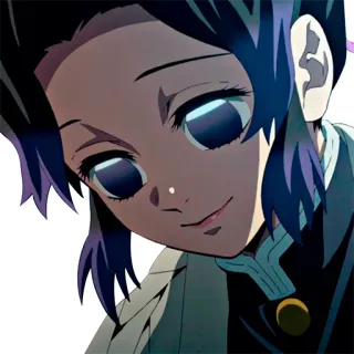 😁 Shinobu Kocho Demon Slayer อนิเมะ, ดาบพิฆาตอสูร, ชิโนบุ โคโจ, มังงะ, ตัวละคร telegram sticker