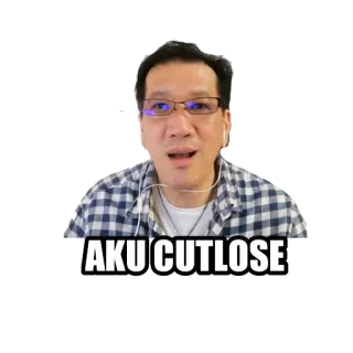 😞 AKU CUTLOSE telegram sticker