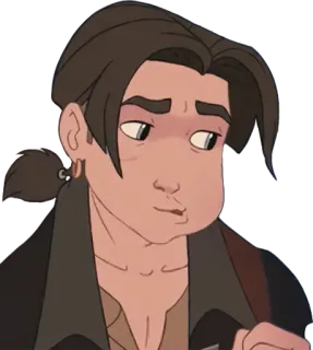 😅 Jim Hawkins Treasure Planet Cartone animato, Disney, Animazione, Personaggio, Jim Hawkins, Il pianeta del tesoro telegram sticker