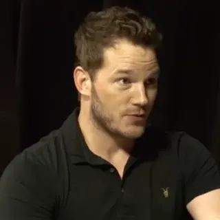 🐁 Chris Pratt aktor, selebriti, pria, potret telegram sticker