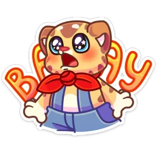 🤩 BABY 漫画, 動物, 可愛い, ステッカー, クマ, 赤ちゃん, 蝶ネクタイ telegram sticker