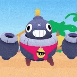 🤡 bomba, dibujo animado, explosivo, arma, bomba de dibujos animados telegram sticker