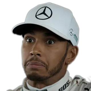 😳 Lewis Hamilton formule 1, course, pilote, athlète, sport automobile whatsapp sticker