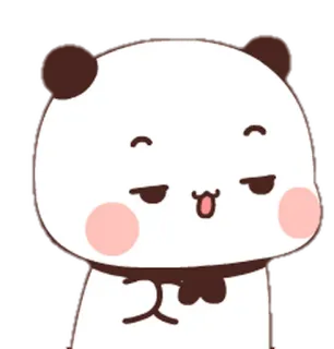 🐍 Panda, Niedlich, Sticker, Cartoon, Tier, Emoji, Verspielt, Zunge whatsapp sticker