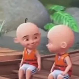 Upin Ipin tadika runtuh @ciayoora telegram stickers