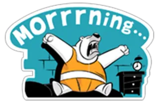 Bear with me telegram stickers