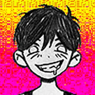 😁 Omori Horreur, RPG, Noir et blanc, Effrayant, Jeu vidéo telegram sticker