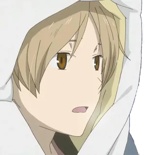 ☹ Anime, Garçon, Sweat à capuche, Personnage, Manga telegram sticker