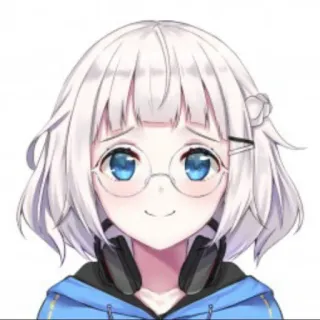 🦙 Animé, Manga, Dessin animé, Portrait, Fille, Mignon telegram sticker