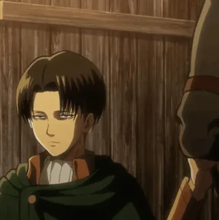 🗿 Levi Ackerman Attack on Titan Anime, Atak Tytanów, Levi, Levi Ackerman, Postać telegram sticker