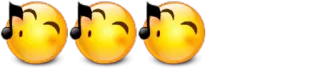 🎶 Emoji, Smiley, Musik, Kopfhörer, Fröhlich whatsapp sticker