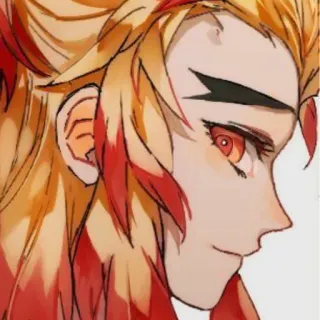 🙂 Kyojuro Rengoku Demon Slayer Anime, Demon Slayer, Kyojuro Rengoku, Rengoku, Pilar das Chamas, Personagem de anime telegram sticker