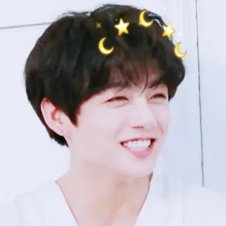 🌺 Jungkook kpop, cantor, celebridade, estrela, ídolo, música, lua, estrelas telegram sticker