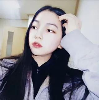 🌸 여자, 소녀, 인물사진, 사람, 얼굴, 셀카 telegram sticker