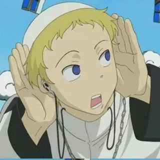 🌟 anime, manga, boy, listening, headphones whatsapp sticker