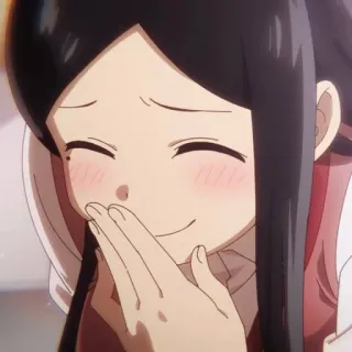 🤭 anime, gadis, tersenyum, imut whatsapp sticker