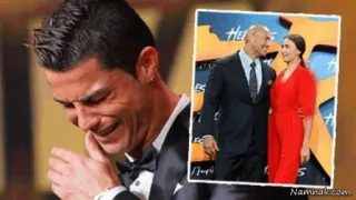 😢 Cristiano Ronaldo Namnak crying, award, actor, red carpet, formal wear, celebrity telegram sticker