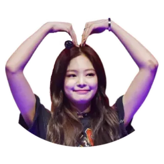 ❤️ 女性, ハート, 可愛い, ポートレート, KPOP telegram sticker