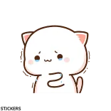 😭 แมว, เศร้า, ร้องไห้, อิโมจิ, น่ารัก, คาวาอิ telegram sticker
