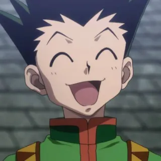 🇯🇵 Gon Freecss Hunter x Hunter anime, cartoon, character, gon freecss, hunter x hunter, smiling telegram sticker