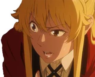 😤 Mary Saotome Kakegurui Anime, Kakegurui, Mary Saotome, Glücksspiel telegram sticker