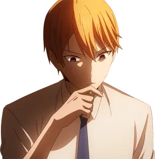 🤔 Miyuki Shirogane Kaguya-sama: Love Is War Anime, Cartoon, Figur, Junge, Schüler telegram sticker