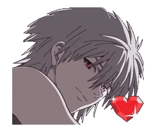 😆 Kaworu Nagisa Neon Genesis Evangelion Anime, Kaworu Nagisa, Evangelion, Hati, Karakter telegram sticker