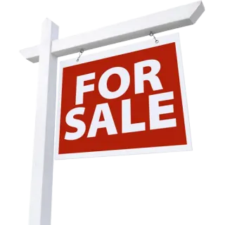 📣 FOR SALE immobilier, maison, vente, propriété, panneau whatsapp sticker