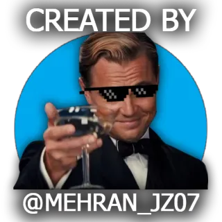 🔵 CREATED BY
@MEHRAN_JZ07 leonardo dicaprio, meme, il grande gatsby, festa, celebrazione telegram sticker